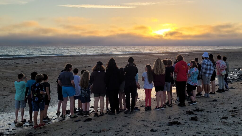 Wellingborough on Jersey Beach Sunset